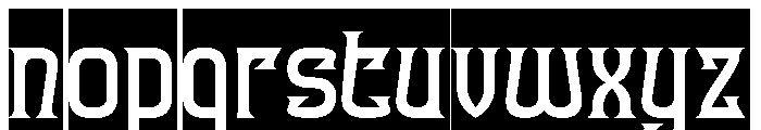 FUN FURIOUS-Inverse Font LOWERCASE