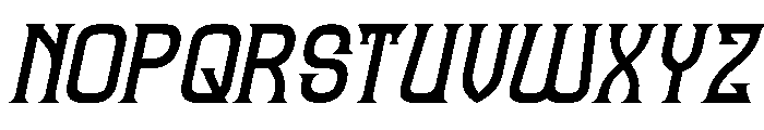 FUN FURIOUS Italic Font UPPERCASE