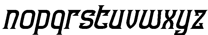FUN FURIOUS Italic Font LOWERCASE