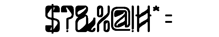 FUTURE FREQUENCY Bold Font OTHER CHARS