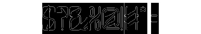 FUTURE FREQUENCY-Hollow-Inverse Font OTHER CHARS