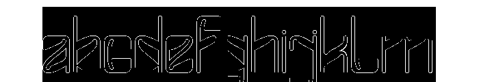 FUTURE FREQUENCY-Hollow-Inverse FONT