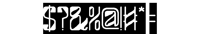 FUTURE FREQUENCY-Inverse Font OTHER CHARS