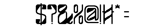 FUTURE FREQUENCY Font OTHER CHARS