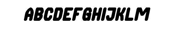 FUTURE MEMORY Bold Italic Font UPPERCASE