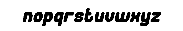FUTURE MEMORY Bold Italic Font LOWERCASE
