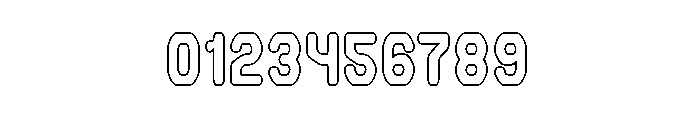 FUTURE MEMORY-Hollow Font OTHER CHARS