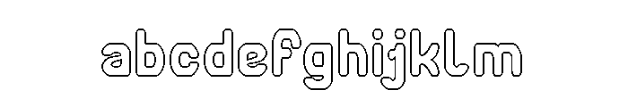 FUTURE MEMORY-Hollow FONT