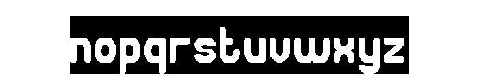 FUTURE MEMORY-Inverse Font LOWERCASE