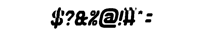 FUTURE MEMORY Italic Font OTHER CHARS