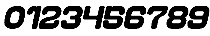 FUTURISTIC CLEAN Bold Italic Font OTHER CHARS