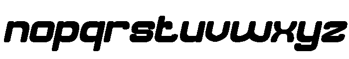 FUTURISTIC CLEAN Bold Italic Font LOWERCASE