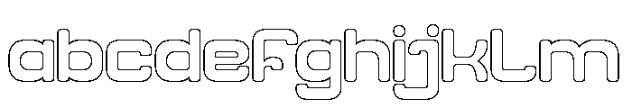 FUTURISTIC CLEAN-Hollow FONT