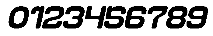 FUTURISTIC CLEAN Italic Font OTHER CHARS