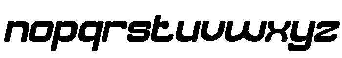 FUTURISTIC CLEAN Italic Font LOWERCASE