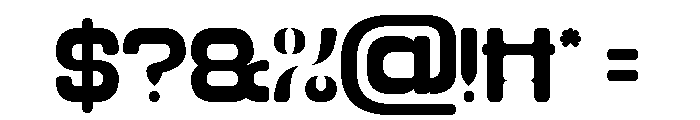 FUTURISTIC CLEAN Font OTHER CHARS