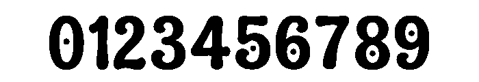 Fudge Bubble Regular Font OTHER CHARS