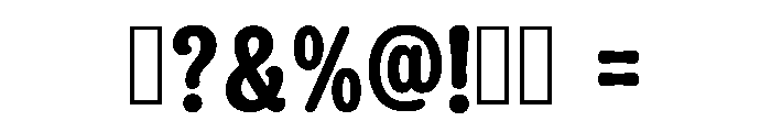Fudge Bubble Regular Font OTHER CHARS