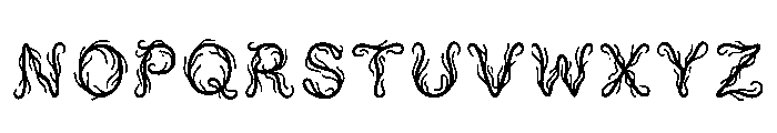Fudge Regular Font LOWERCASE