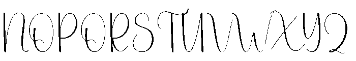Full Out Font UPPERCASE