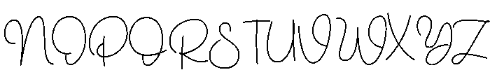 Fullytiming Font UPPERCASE