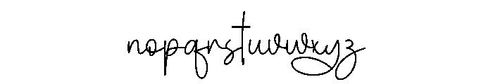 Fullytiming Font LOWERCASE