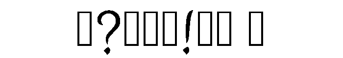 Fumed Regular Font OTHER CHARS