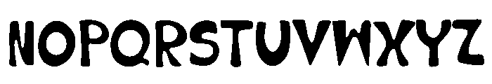 Fun Outline Font LOWERCASE