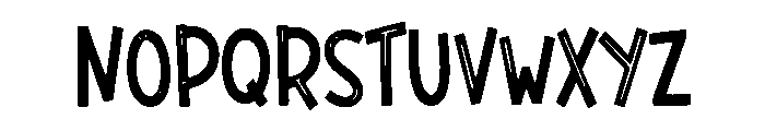 Fun Sketch Font UPPERCASE