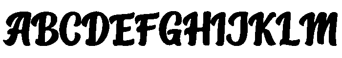 Fun Spine Font UPPERCASE