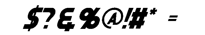 FunRacing Font OTHER CHARS