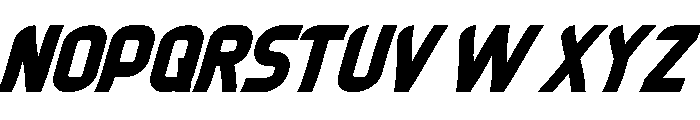 FunRacing Font LOWERCASE