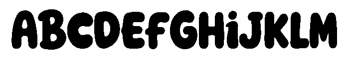Funberry Font UPPERCASE
