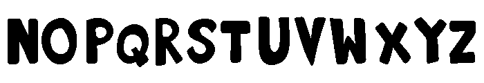 Funflare Font LOWERCASE