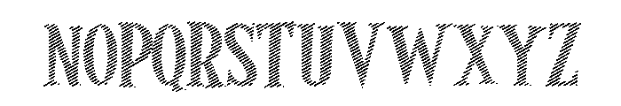 Fungela Lined Regular Font LOWERCASE