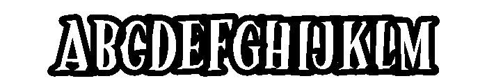 Fungela Outline Big Regular FONT