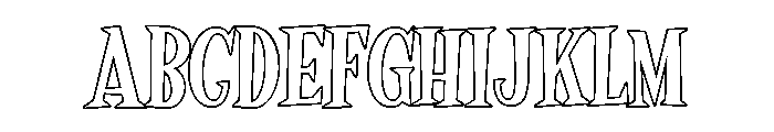 Fungela Outline Regular FONT