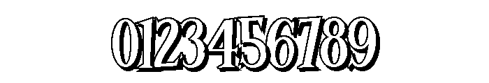 Fungela Shadow Regular Font OTHER CHARS