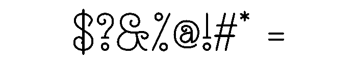 Fungki Font OTHER CHARS