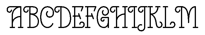 Fungki Font UPPERCASE