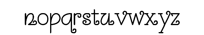 Fungki Font LOWERCASE