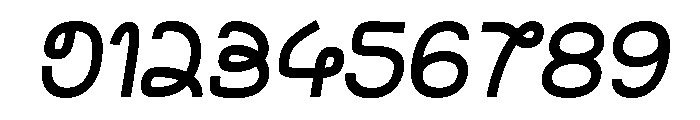 Funhome Oblique Font OTHER CHARS