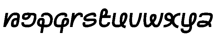 Funhome Oblique Font LOWERCASE