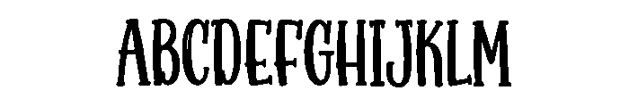 Funique Font UPPERCASE