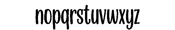 Funique Font LOWERCASE
