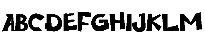 Funk Yeah Font UPPERCASE