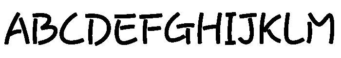 Funkado Font UPPERCASE