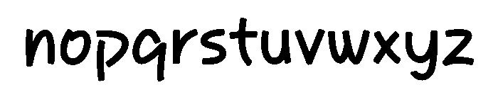 Funkado Font LOWERCASE