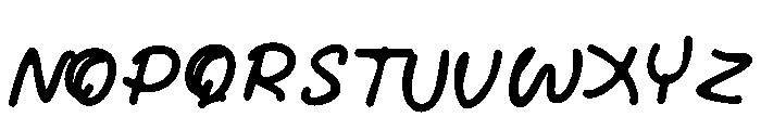 Funkadot Bold Font UPPERCASE