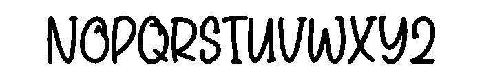 Funkly Font UPPERCASE